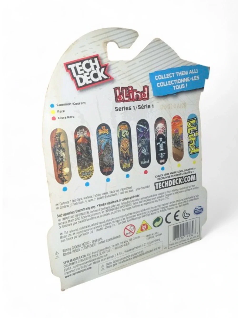 Rare vintage Y2K Tech Deck featuring the classic Blind Skateboards Filipe Ortiz